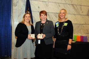 Senator Denise Harper Angel, D-Louisville, was honored for passing Senate Joint Resolution 20 to expedite the testing of sexual assault kits.