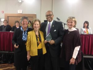 The Kentucky Nursing Association presented Senator Reginald Thomas, D-Lexington, the Citizen of the Year award on Nov. 4 at their annual conference in Louisville. 